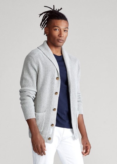 Men's Polo Ralph Lauren Cotton Shawl-Collar Cardigan | 152836CPK